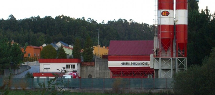 Planta de hormigón en Santiago de Compostela