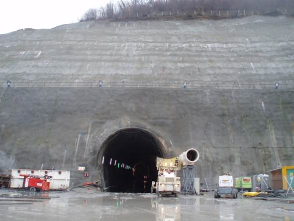 Hormigón proyectado o Gunita